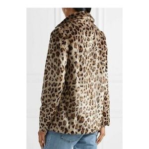 theory leopard coat